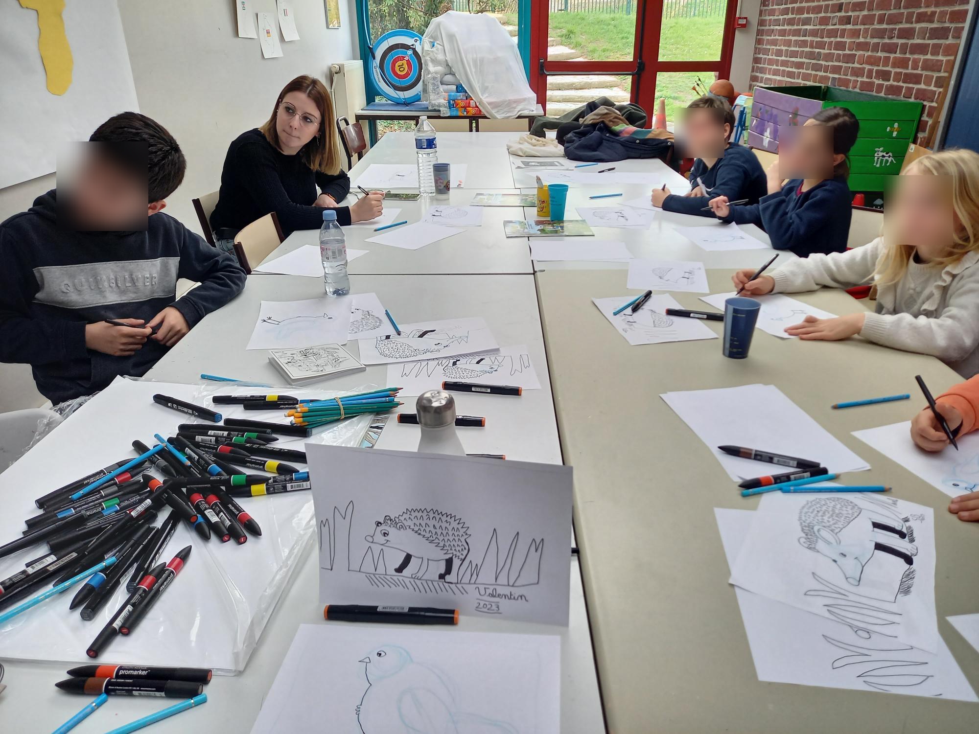 Atelier illustration - Centre social de Ham