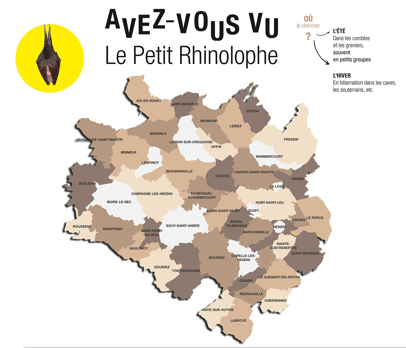 carte des observations