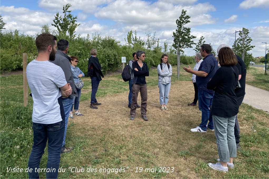 Visite de terrain du "Club des engagés - 19 mai 2023