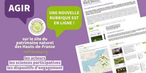 les nouvelles rubriques du site patrimoine naturel